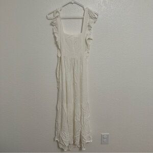 NWOT Womens White Summer Maxi Dress